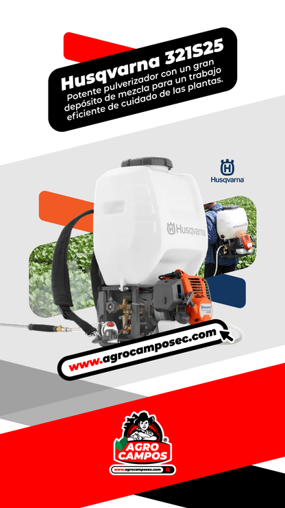 Fumigadora Husqvarna 321S-25 (ENVÍO GRATIS)