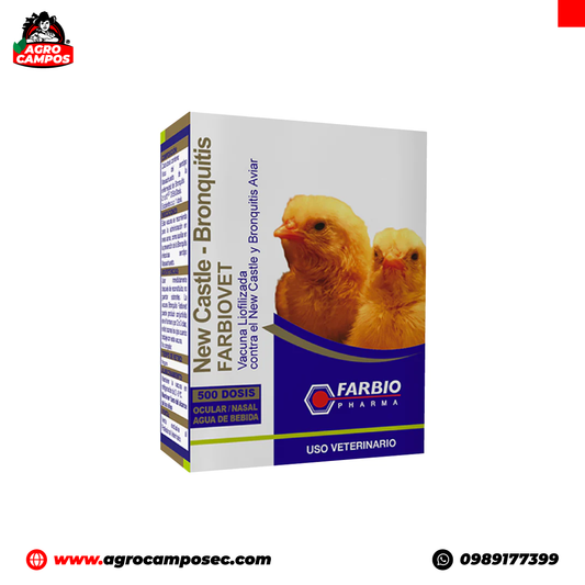 Vacuna NewCastle + Bronquitis Farbiopharma