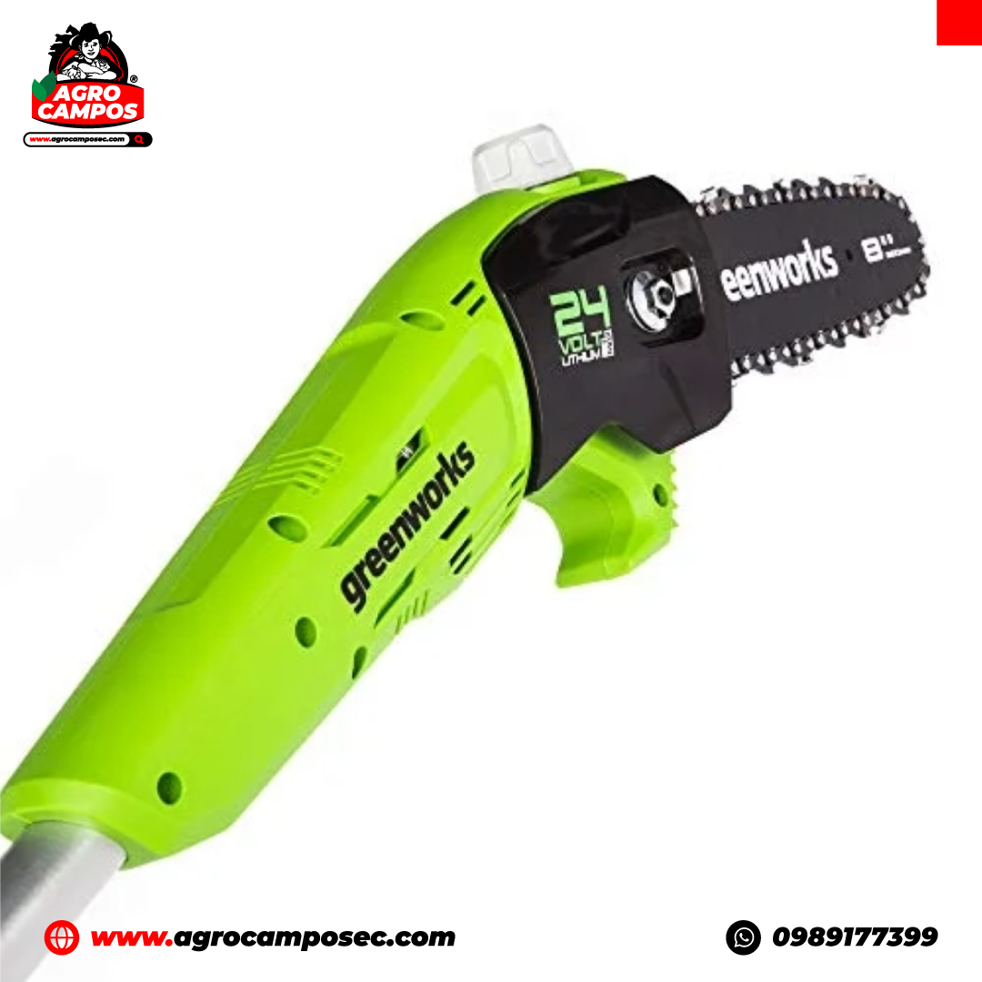 Podadora de Altura Inalámbrica Greenworks 24V